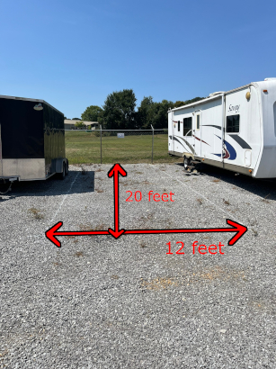 Twelve by Twenty Parking Space